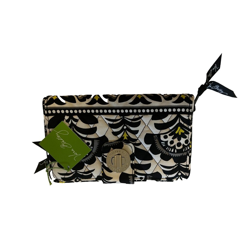 NWT Vera Bradley Turnlock Fanfare Wallet Retired Pattern NEW 10913-156
